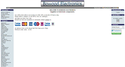 Desktop Screenshot of bowood-electronics.co.uk